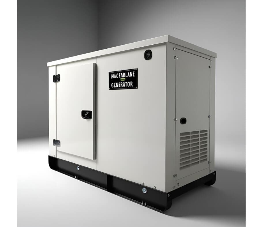 Enclosed Cummins diesel engine generator used for G® Lubricant fuel-efficiency testing.